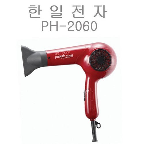 파테크 저소음 4단 슬라이드 드라이기 PH-2060R (레드)